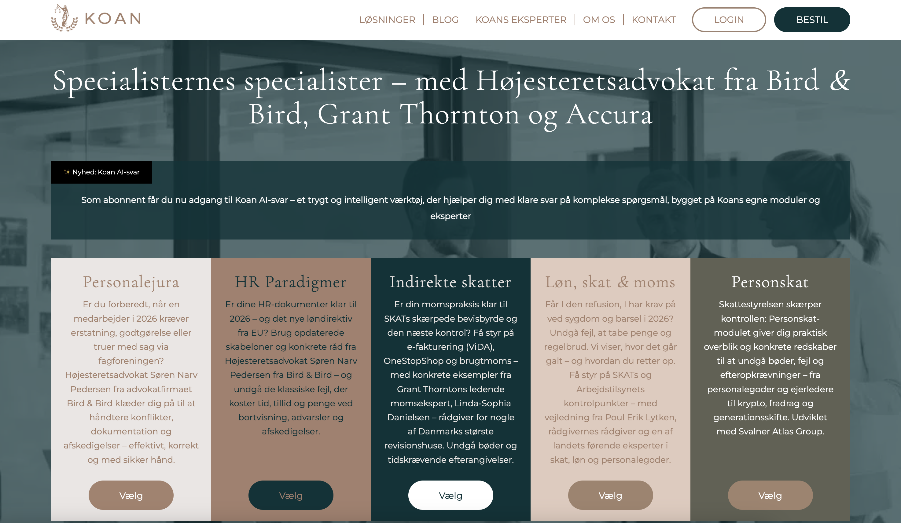Koan — juridisk platform bygget af vores webudviklere