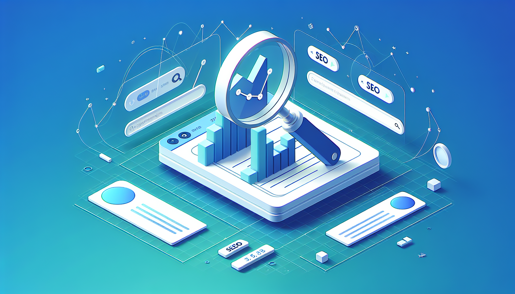 To kolleger der analyserer SEO-data sammen ved en bærbar